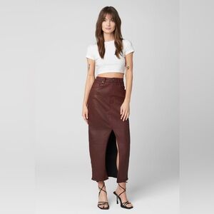 BlankNYC Coffee Talk Midi Skirt
